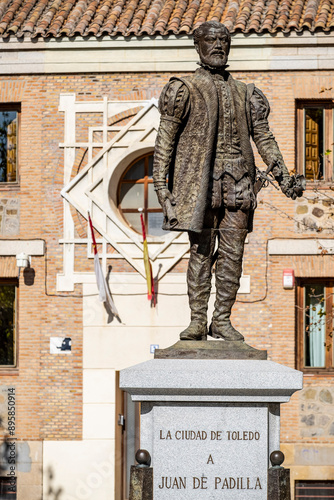 Juan de Padilla statue, Toledo, Castilla-La Mancha, Spain photo