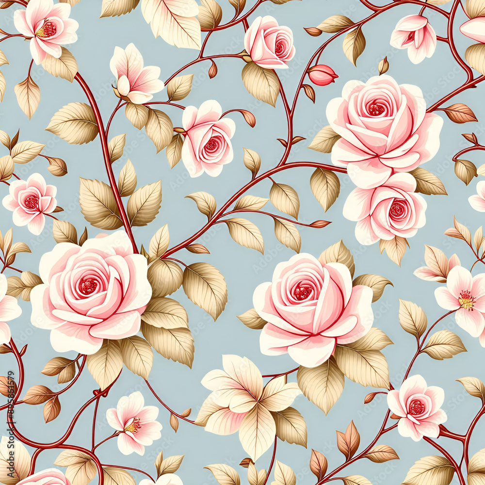 seamless pattern with flowers seamless pattern with flowers