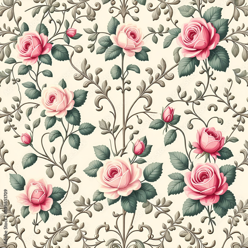 seamless pattern with flowers seamless pattern with flowers