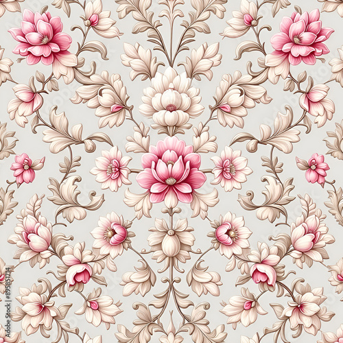 seamless pattern with flowers
