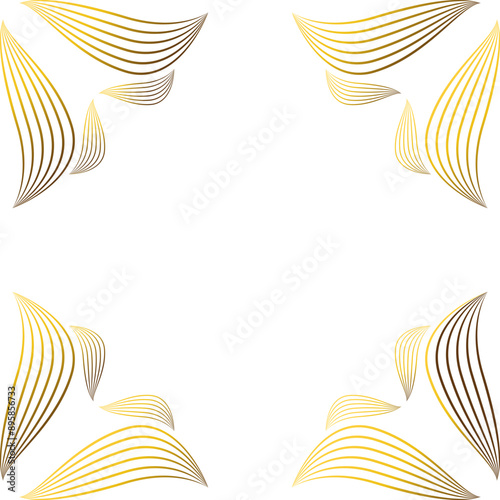 beautiful golden flower petal