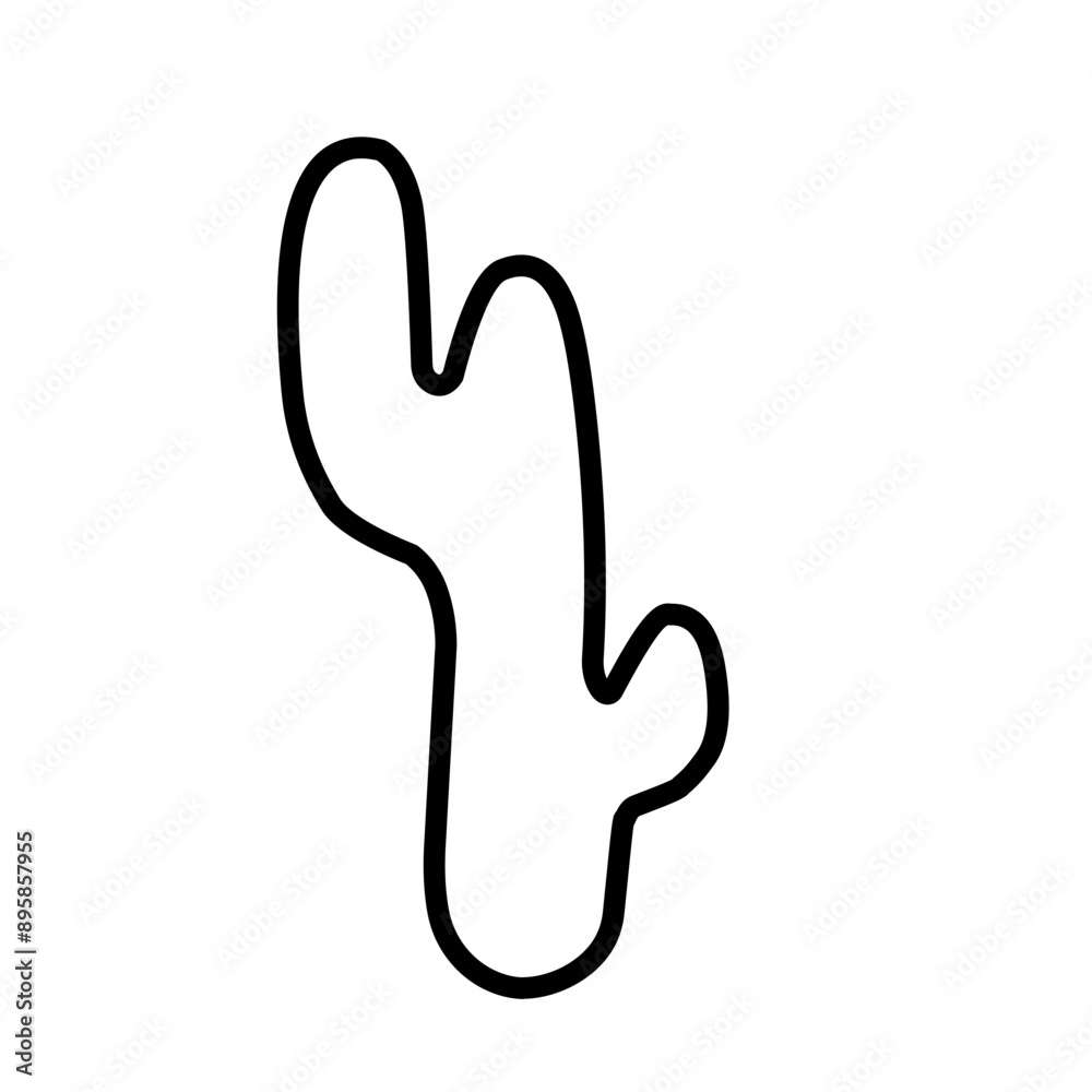 Hand drawn cactus vector objects collection Hand drawn cactus vector objects collection