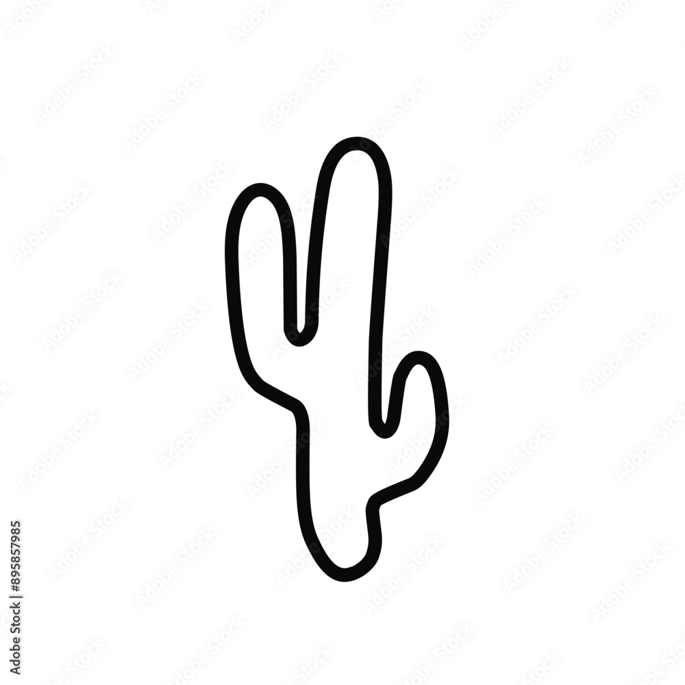 Hand drawn cactus vector objects collection Hand drawn cactus vector objects collection