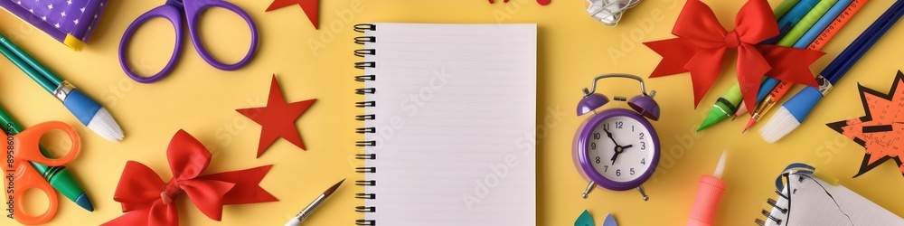 Minimalist art supplies vector with blue pen and pink marker. Minimalist art supplies vector with blue pen and pink marker.