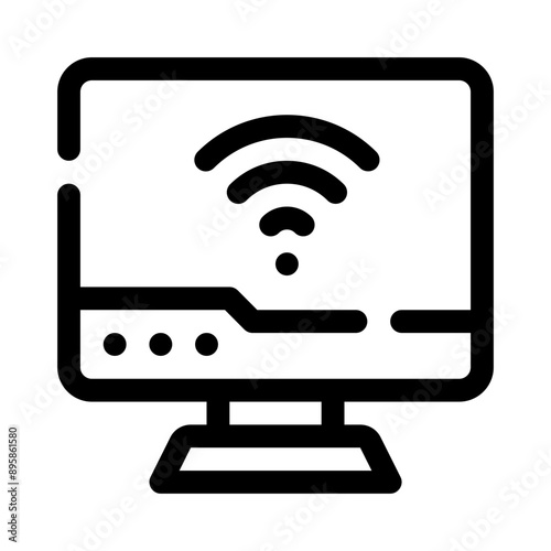 Wi line icon