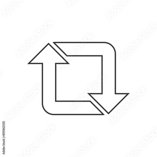 Repost icon, repost symbol, repost sign. Vector illustration