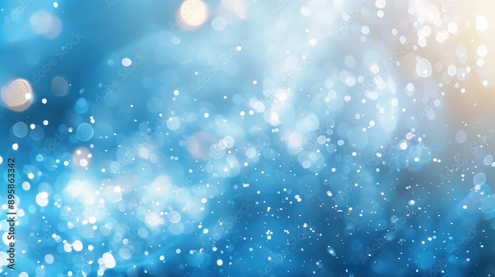 Naklejka premium Mesmerizing Snowfall in Serene Winter Wonderland