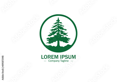 Inspired Tree Vector Design for Outdoor and Adventure Company Logos