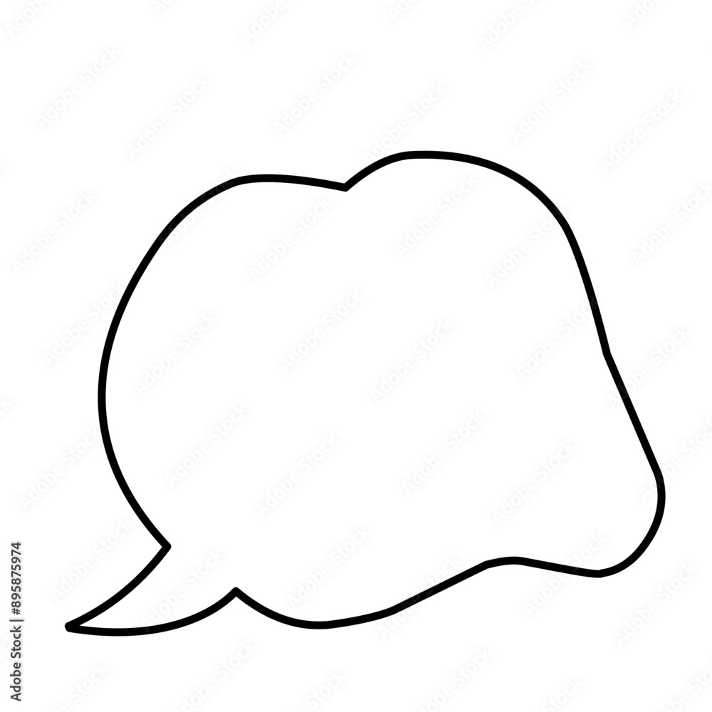 Vector speech clouds chat bubble icon. Vector illustration Vector speech clouds chat bubble icon. Vector illustration