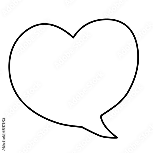 Vector speech clouds chat bubble icon. Vector illustration