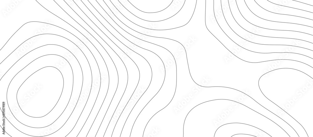 Topographic map and landscape terrain texture grid. Abstract lines background. Contour maps. Vector illustration. black and white topographic contours lines of mountains. Topographic map and landscape terrain texture grid. Abstract lines background. Contour maps. Vector illustration. black and white topographic contours lines of mountains.