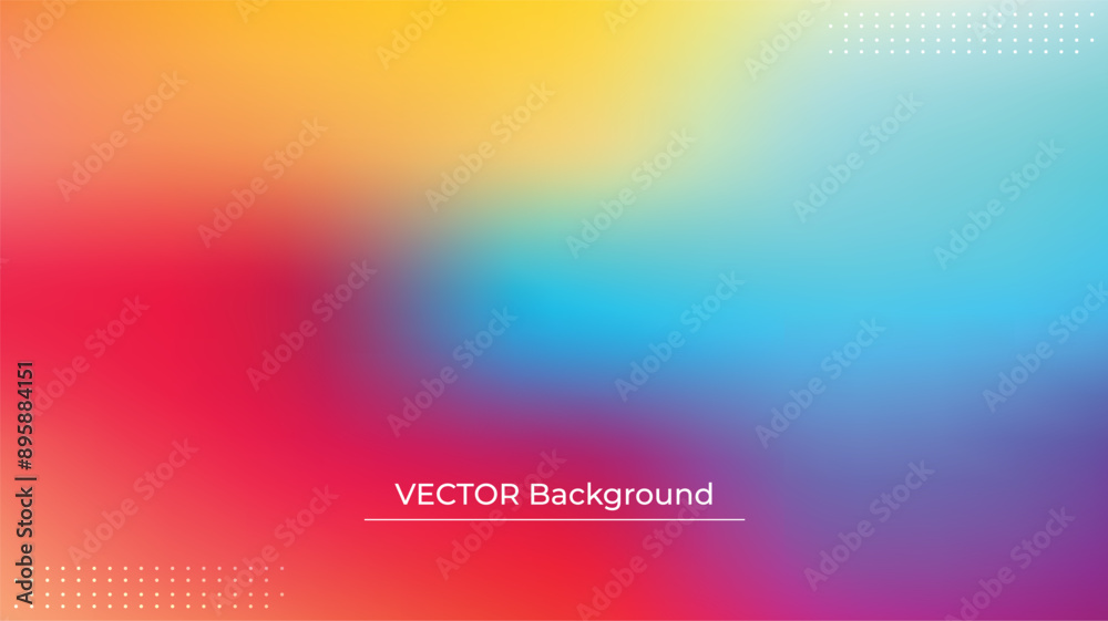 Smooth and blurry colorful gradient mesh background. Modern bright rainbow colors. Easy editable soft colored vector banner template. Premium quality Smooth and blurry colorful gradient mesh background. Modern bright rainbow colors. Easy editable soft colored vector banner template. Premium quality