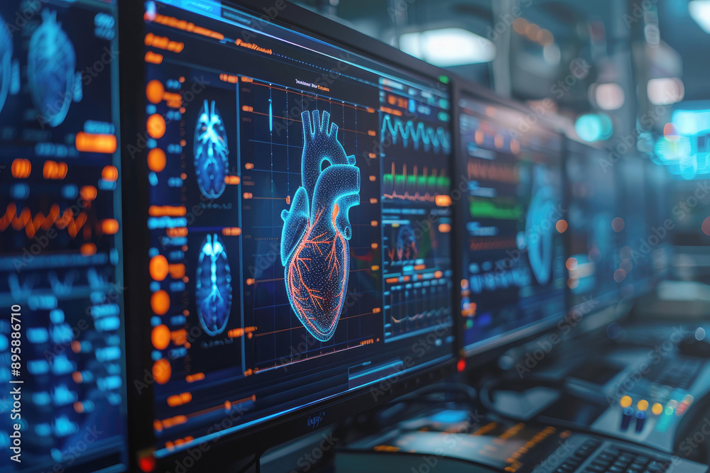 Advanced heart graphic display. Advanced heart graphic display.