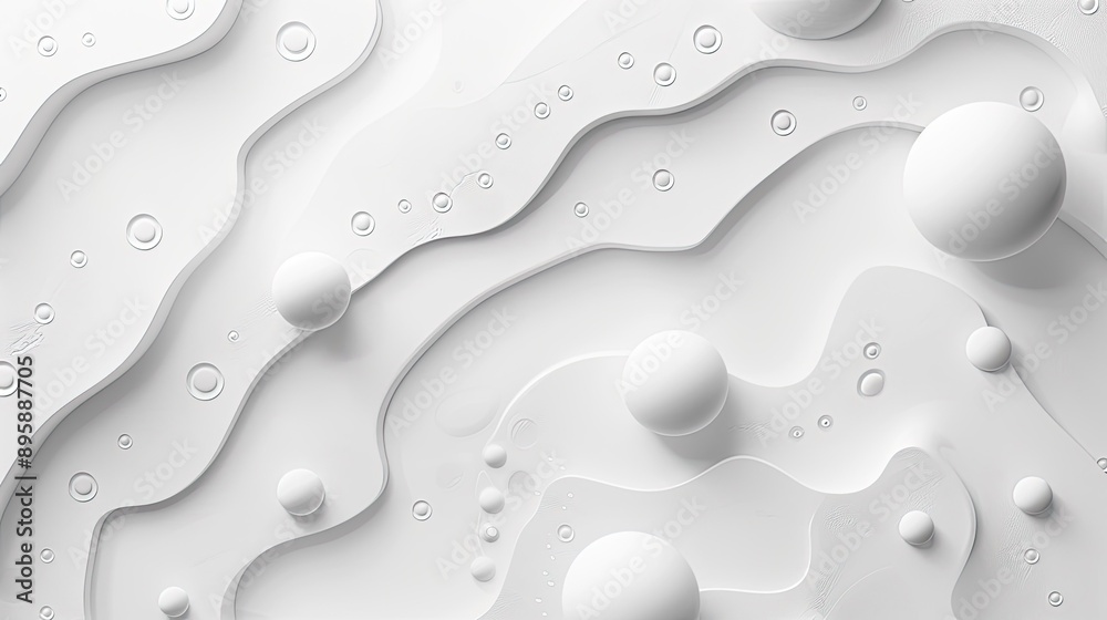 A modern white background with abstract geometric shapes A modern white background with abstract geometric shapes