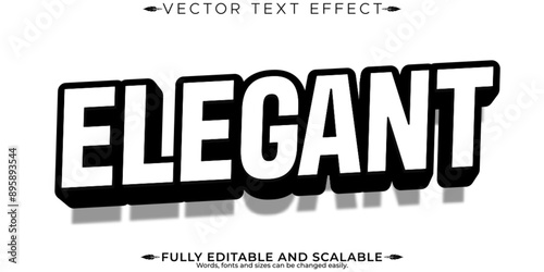 Retro shadow text effect, editable shade and vintage text style