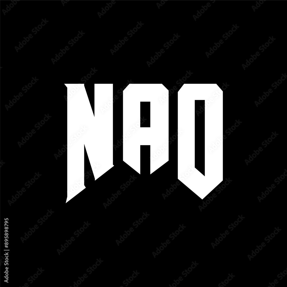 NAO letter logo design for technology company. NAO logo design black and white color combination. NAO logo, NAO vector, NAO design, NAO icon, NAO alphabet. NAO typography logo design. NAO letter logo design for technology company. NAO logo design black and white color combination. NAO logo, NAO vector, NAO design, NAO icon, NAO alphabet. NAO typography logo design.