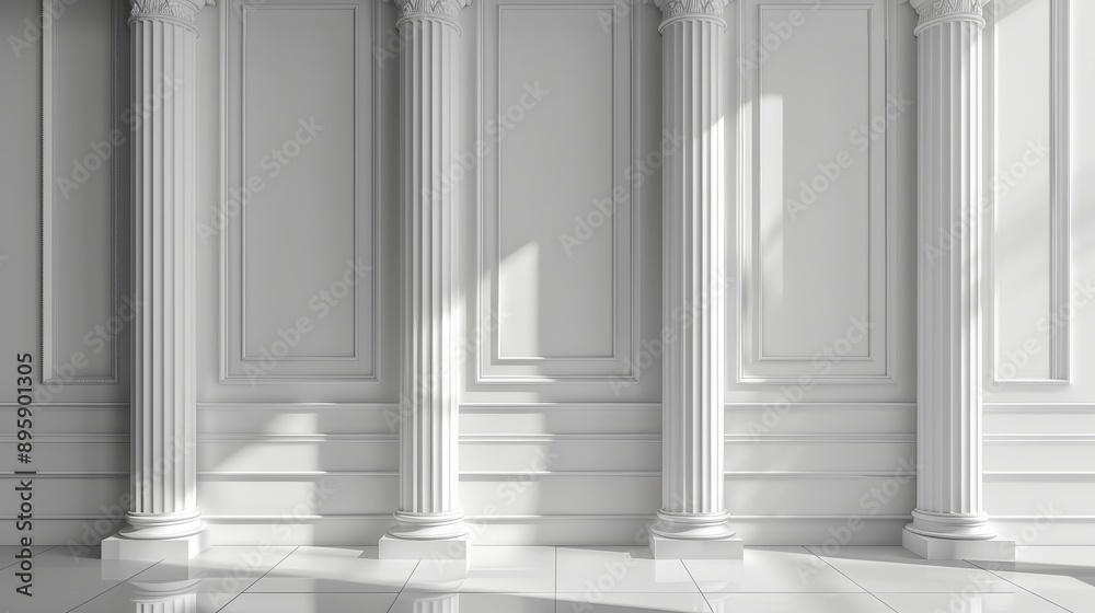Fototapeta premium Grandeur and Elegance - A Timeless Architectural Symphony