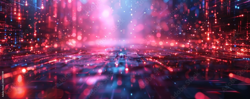 Futuristic Fusion: Sci-fi Thriller Abstract Background Futuristic Fusion: Sci-fi Thriller Abstract Background