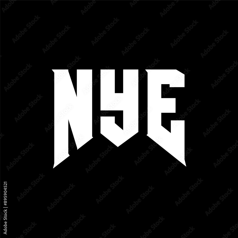 NYE letter logo design for technology company. NYE logo design black and white color combination. NYE logo, NYE vector, NYE design, NYE icon, NYE alphabet. NYE typography logo design. NYE letter logo design for technology company. NYE logo design black and white color combination. NYE logo, NYE vector, NYE design, NYE icon, NYE alphabet. NYE typography logo design.