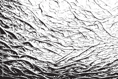 Elegant Black And White Overlay Texture Versatile Monochrome Illustration