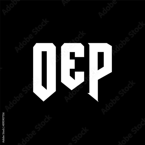 OEP letter logo design for technology company. OEP logo design black and white color combination. OEP logo, OEP vector, OEP design, OEP icon, OEP alphabet. OEP typography logo design.