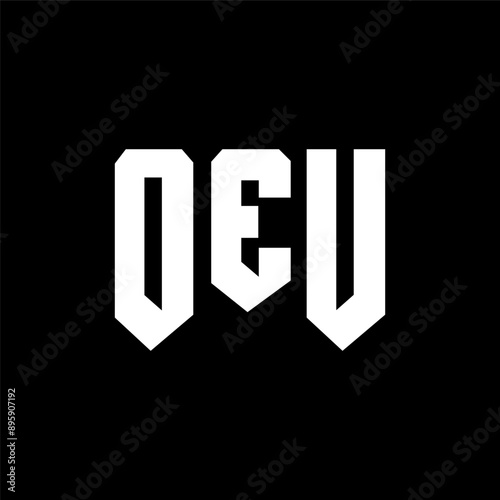 OEU letter logo design for technology company. OEU logo design black and white color combination. OEU logo, OEU vector, OEU design, OEU icon, OEU alphabet. OEU typography logo design.