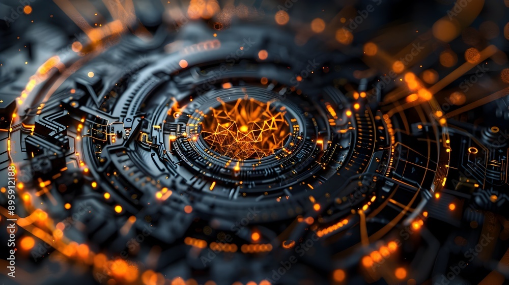 Detailed futuristic texture of a quantum cryptography device in a high tech digital world enhancing cybersecurity through advanced technology and intelligence Detailed futuristic texture of a quantum cryptography device in a high tech digital world enhancing cybersecurity through advanced technology and intelligence