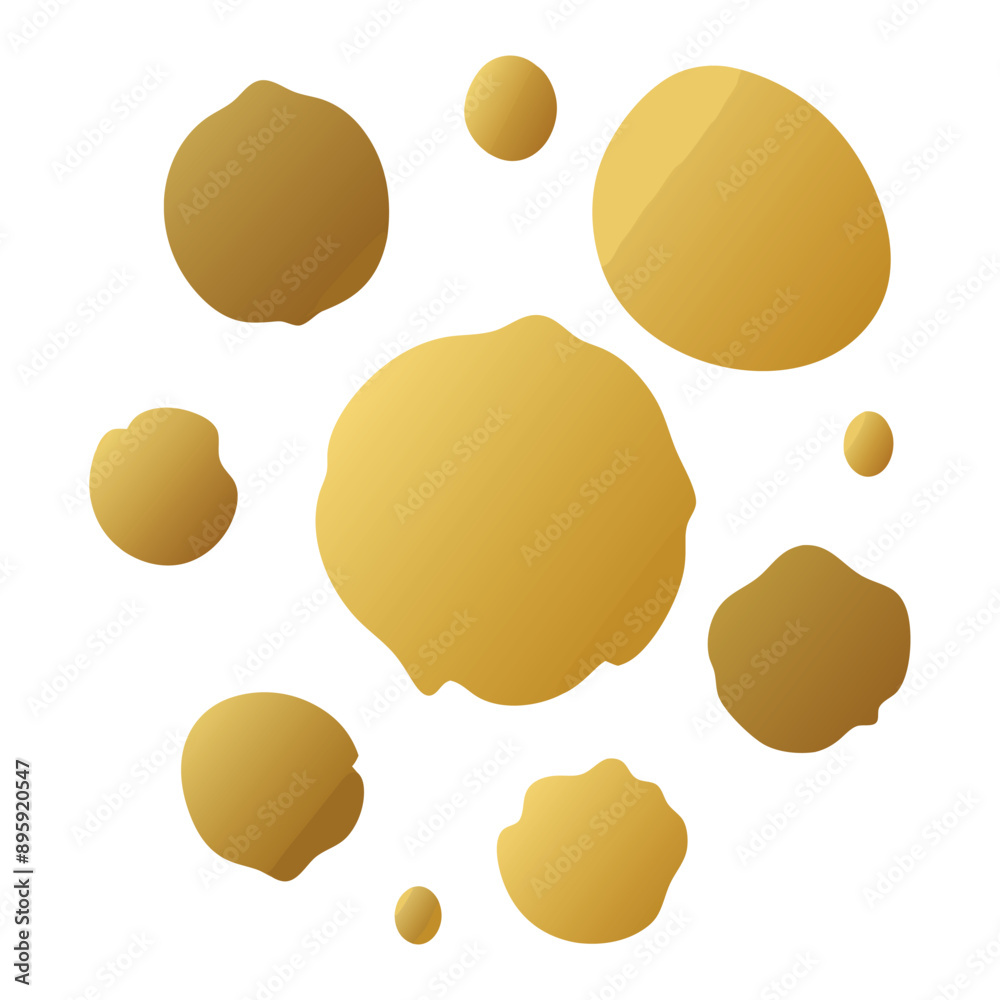 A collection of golden paint brush strokes including a vector golden glitter texture
A collection of golden paint brush strokes including a vector golden glitter texture