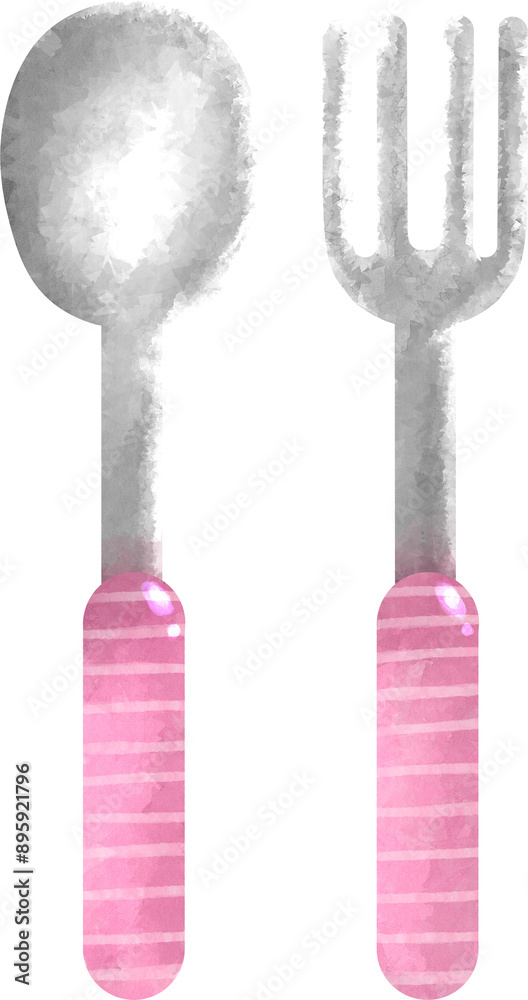 cute kids spoon and fork cute kids spoon and fork