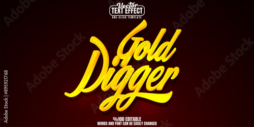 Gold editable text effect, customizable luxury and wealth 3d font style