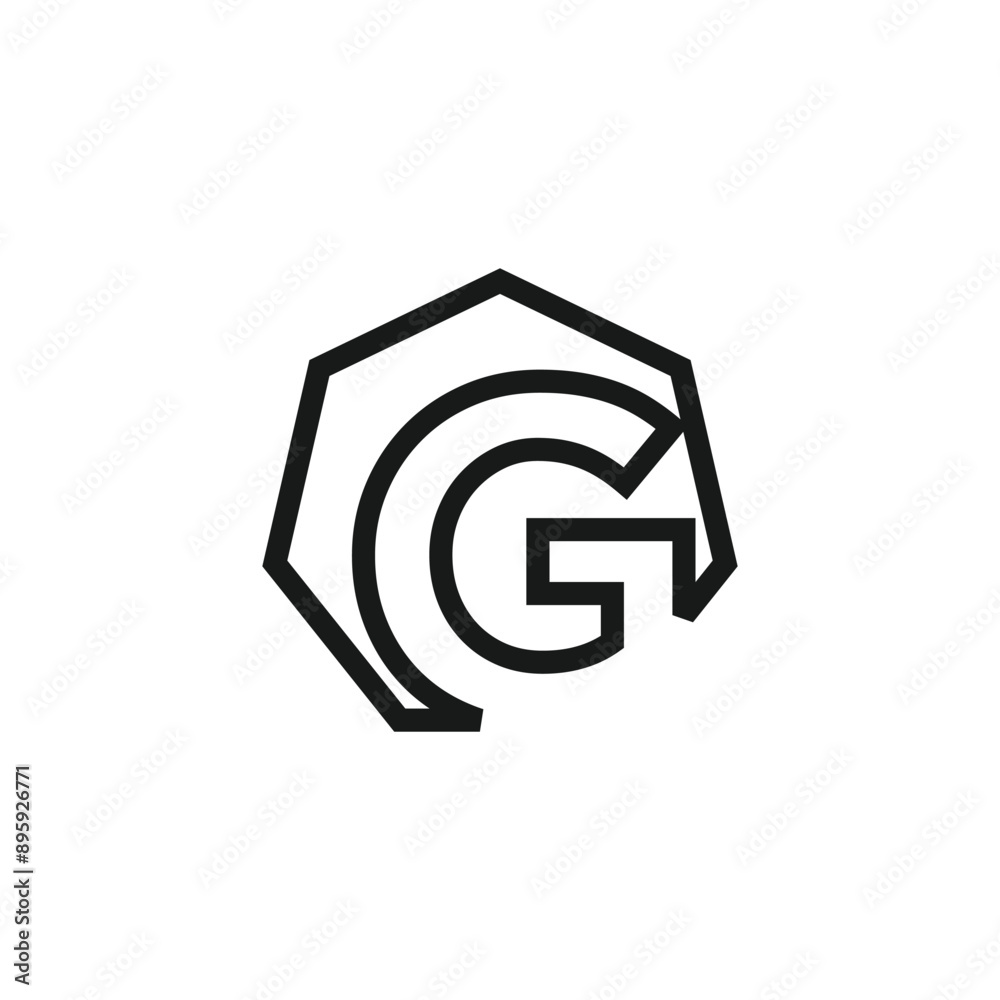Letter G logo design vector with universal form and creative idea Letter G logo design vector with universal form and creative idea