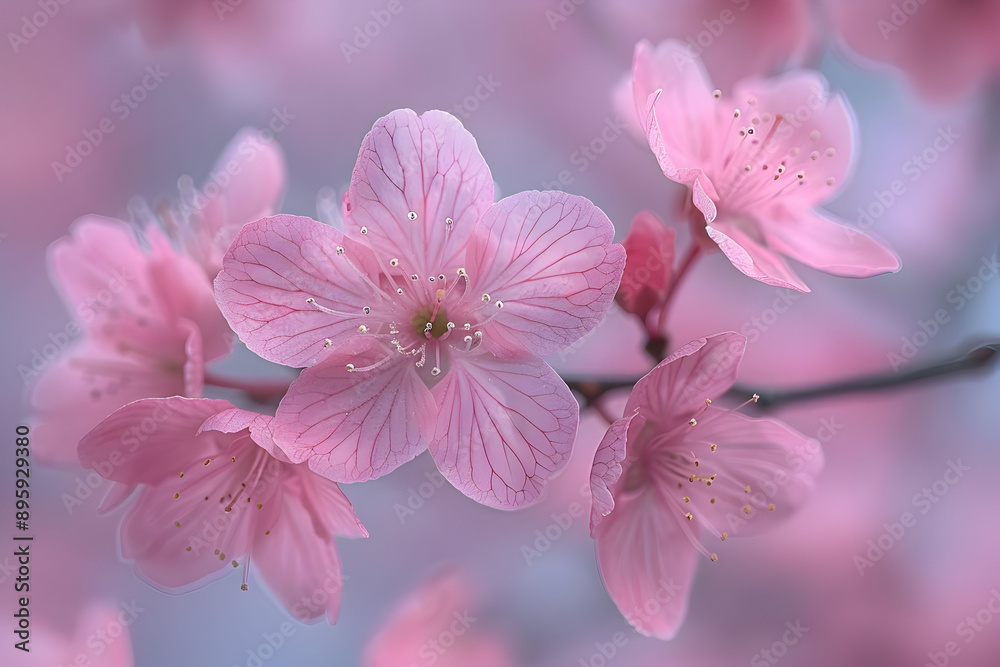Delicate Pink Cherry Blossoms Delicate Pink Cherry Blossoms