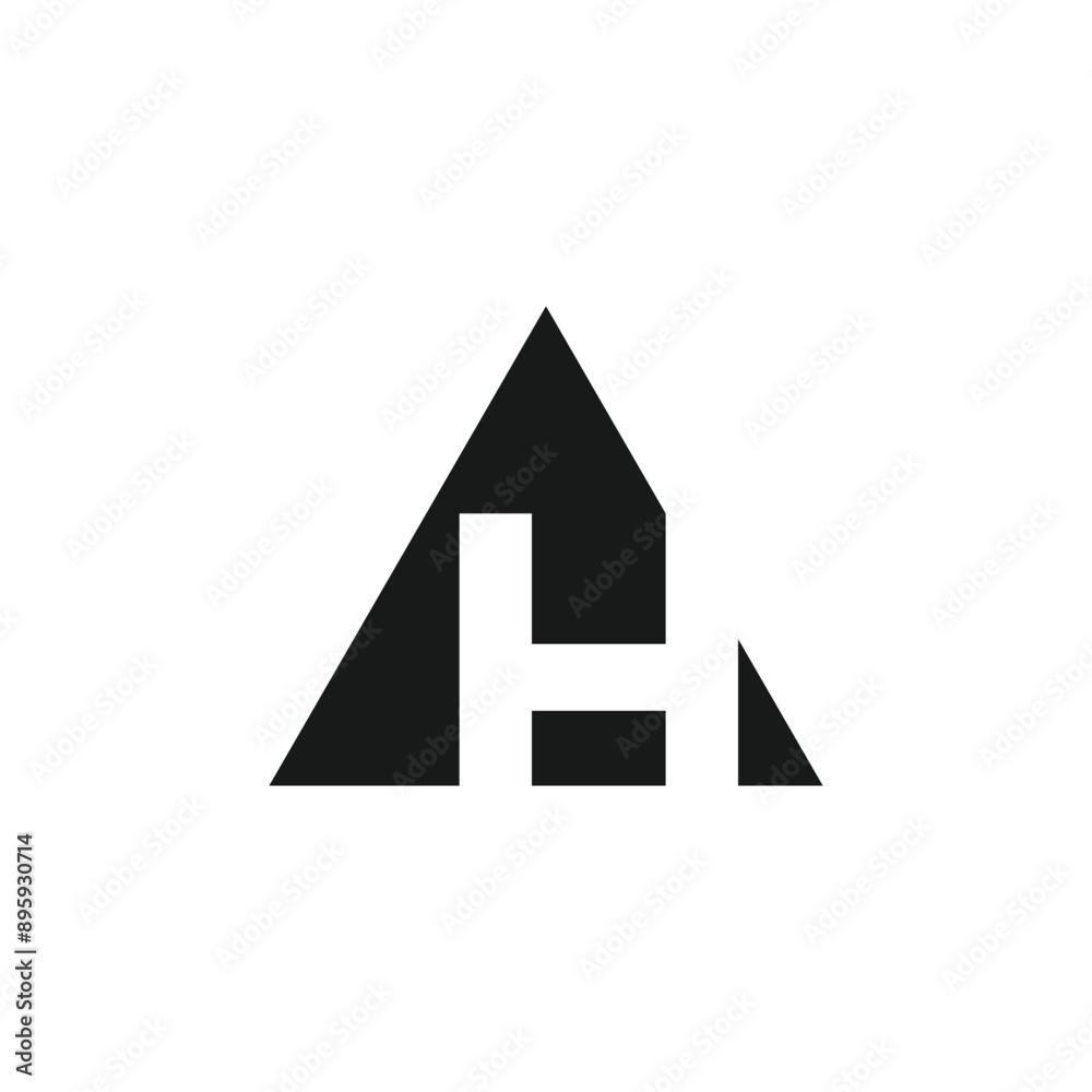 Letter H logo design vector with universal form and creative idea Letter H logo design vector with universal form and creative idea