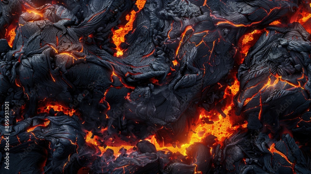 Fiery magma texture, flowing lava and burning rock, intense heat pattern, black and red molten surface, volcanic explosion backdrop Fiery magma texture, flowing lava and burning rock, intense heat pattern, black and red molten surface, volcanic explosion backdrop