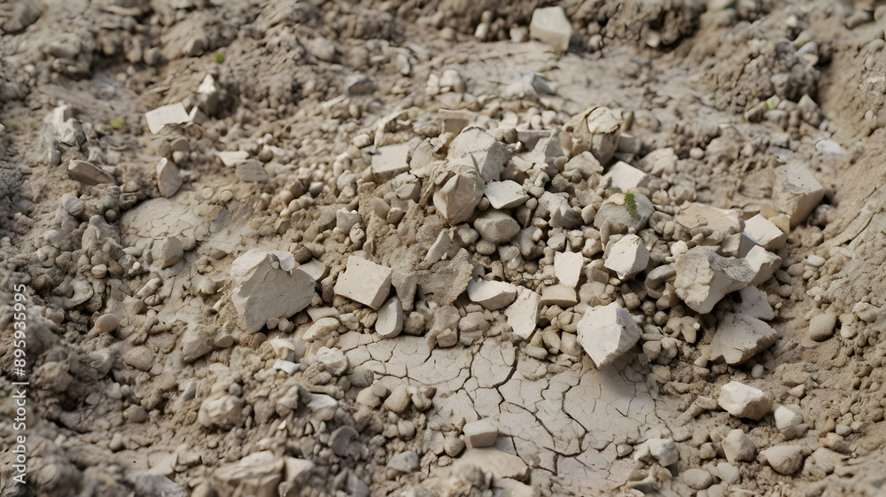 Fototapeta premium chalky soil