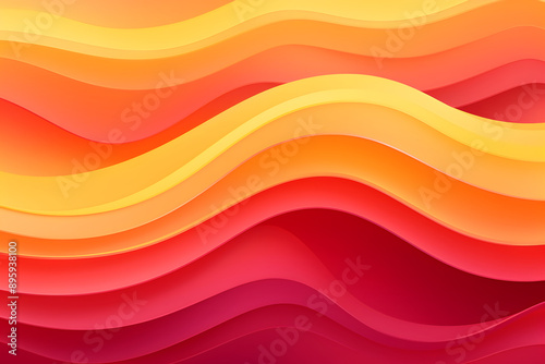 Abstract Gradient Waves background illustration