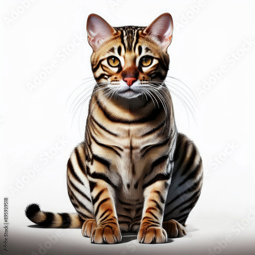 Bengal Bengal cat, short-haired, spotted or striped. 