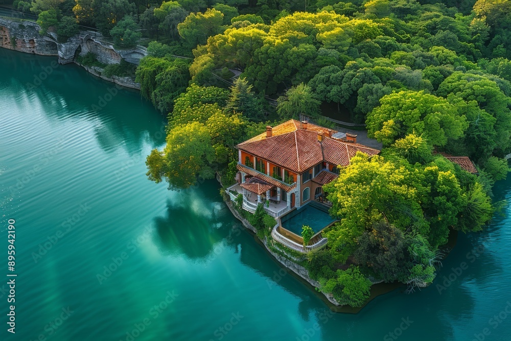 Luxury House on a Secluded Island. Luxury House on a Secluded Island.