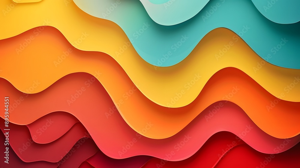 Abstract Paper Cutout: A playful abstract background with layered paper cutout shapes and shadows. Abstract Paper Cutout: A playful abstract background with layered paper cutout shapes and shadows.