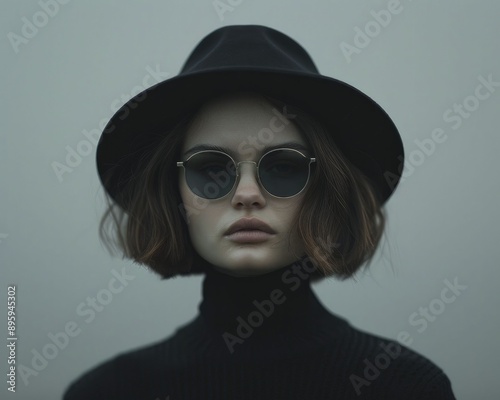 Cool portrait shots, capturing stylish and trendy portrait photography