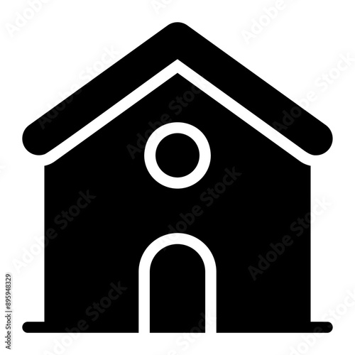 house glyph icon