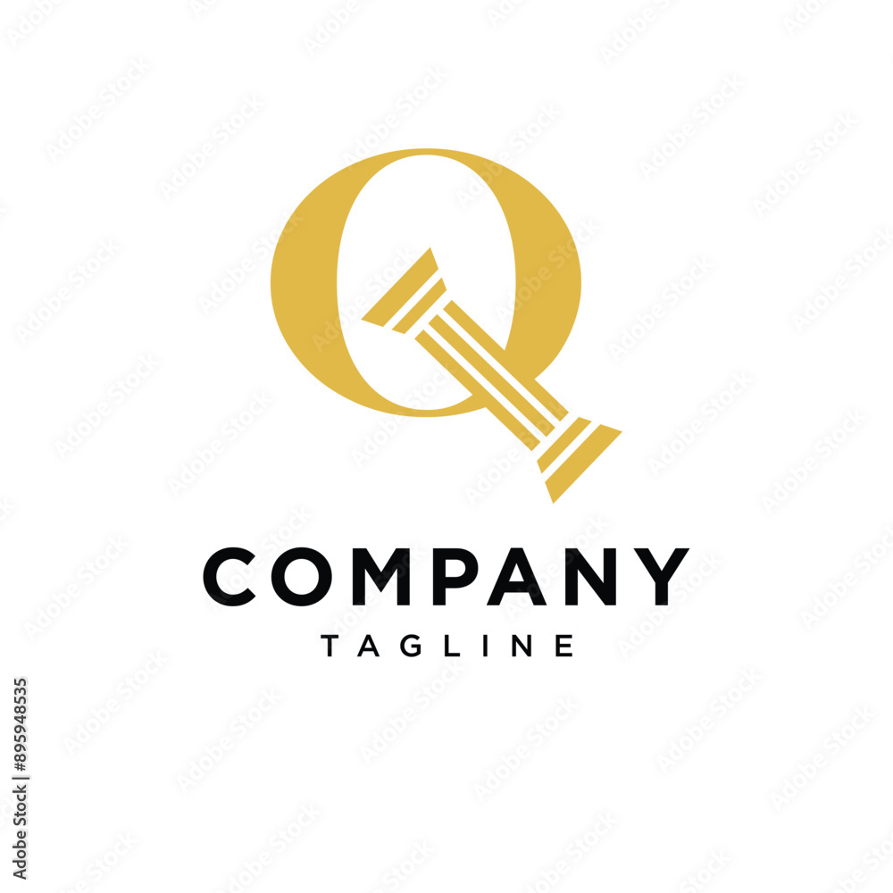 Letter Q Law Advocat logo icon vector Letter Q Law Advocat logo icon vector
