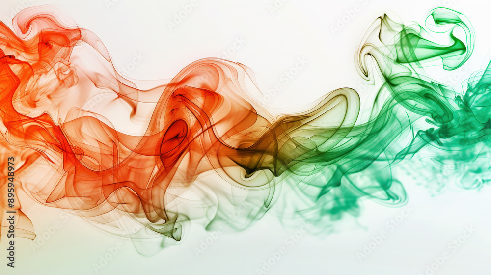 Colorful Abstract Smoke Art at Dusk Colorful Abstract Smoke Art at Dusk