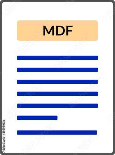 MDF Contract document icon