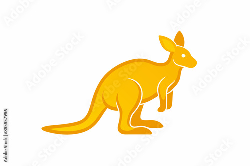 A Wallaby animal vector illustration