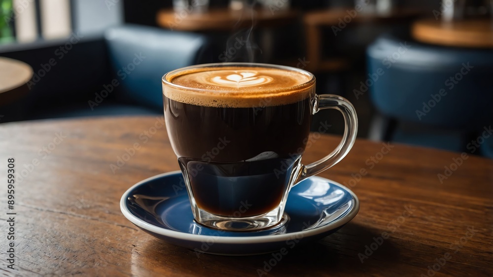 americano coffee on wooden table photo for ad marketing business background americano coffee on wooden table photo for ad marketing business background