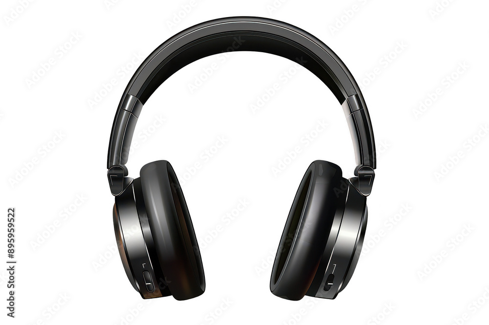 Wireless headphones on transparent background Wireless headphones on transparent background