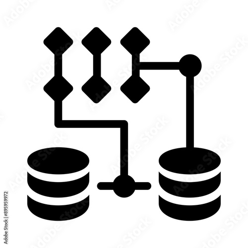 unstructured glyph icon