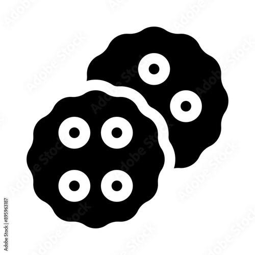 crackers glyph icon