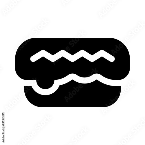 eclair glyph icon
